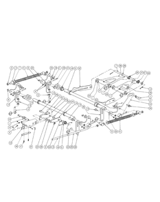 Lift Assembly Diagram and Parts List for M72-KW 53AI8CTZ750-37HP-OHV Cub Cadet Lawn Tractor